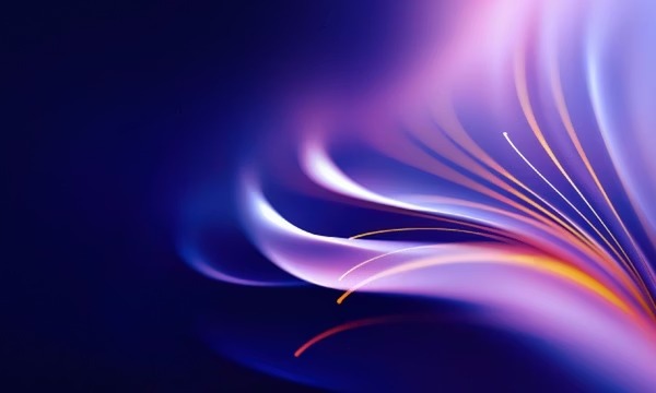 Abstract blue shapes